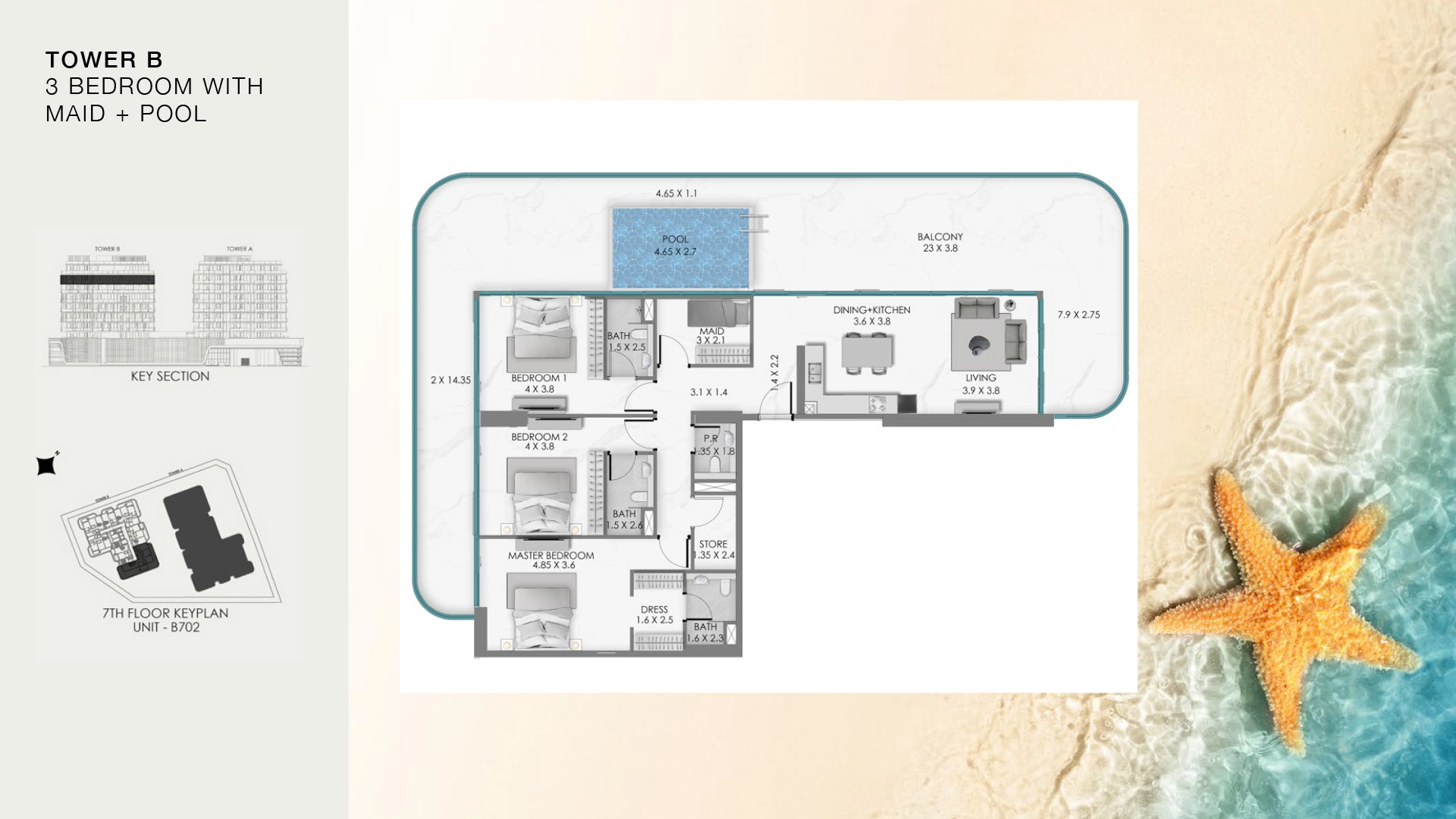 3 BR - Type A